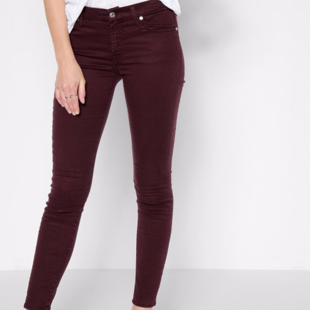 NWT FOR ALL 7MAKING THE ANKLE SKINNY JEANS - Picture 1 of 8